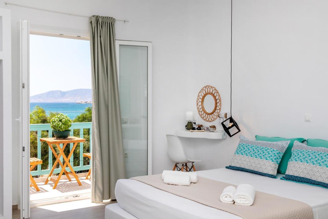 Kalais Sea Vibes, Beachfront Suites - A 10 Minute Drive Away From Naxos Town - Next To The Bus Stop Pláka Exteriör bild