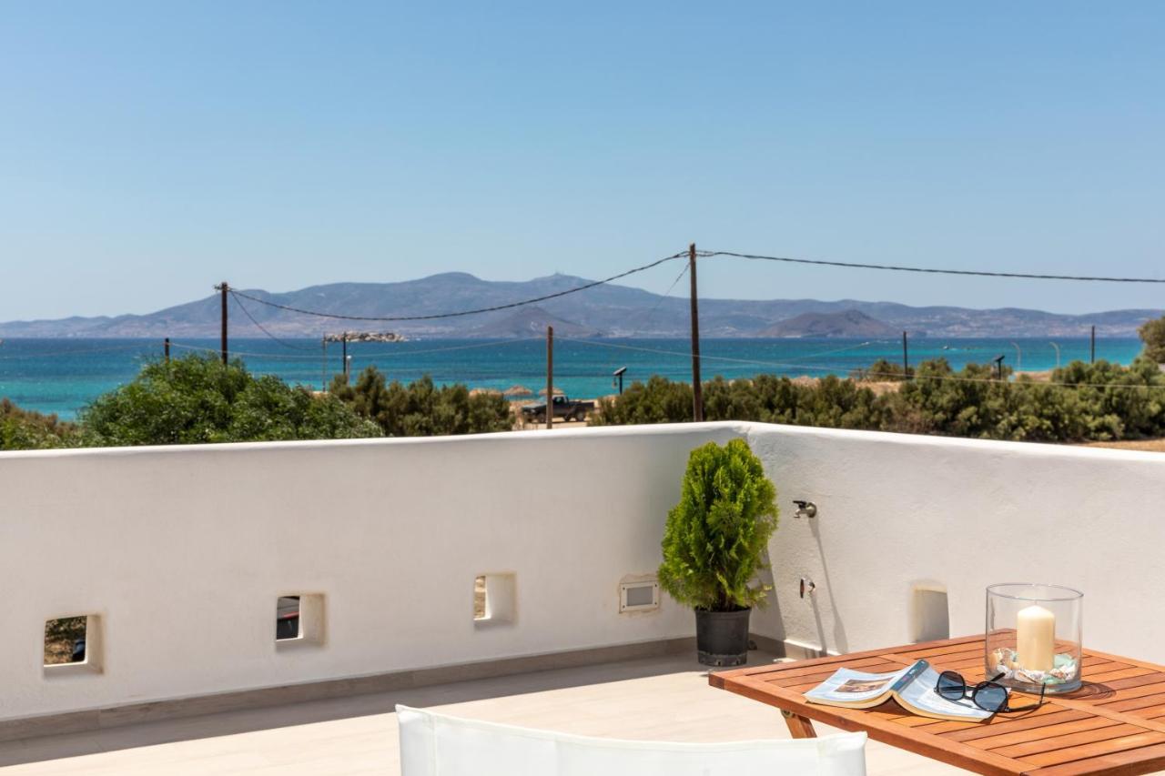 Kalais Sea Vibes, Beachfront Suites - A 10 Minute Drive Away From Naxos Town - Next To The Bus Stop Pláka Exteriör bild
